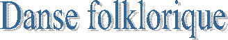 Danse folklorique